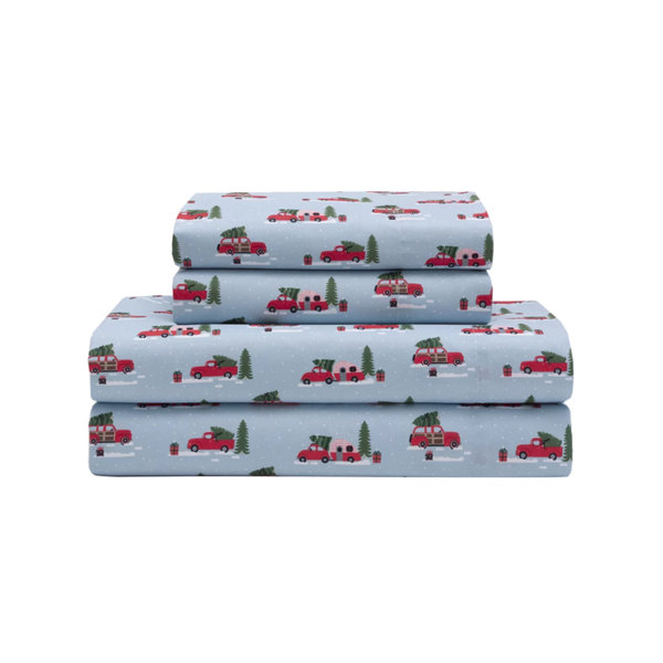 Cotton Blend Traditional Christmas Sheets You'll Love Wayfair